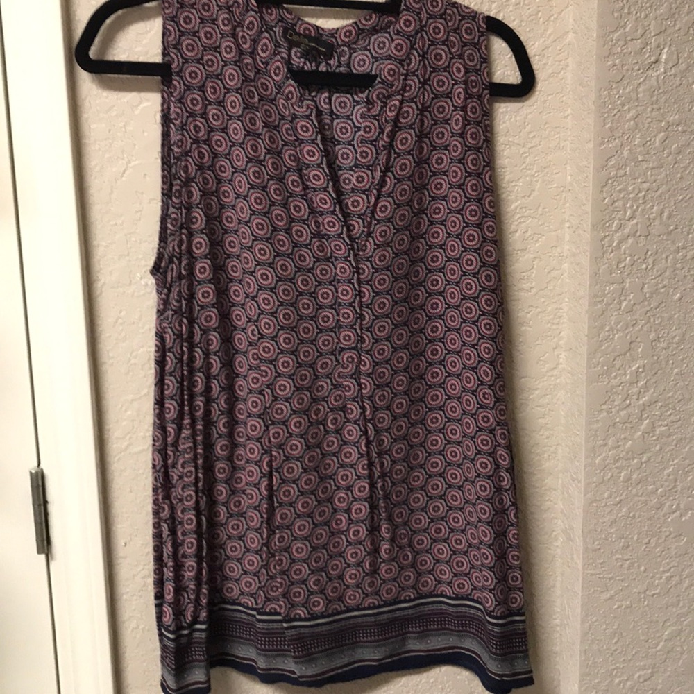 Long V-Neck Tank Top Blouse